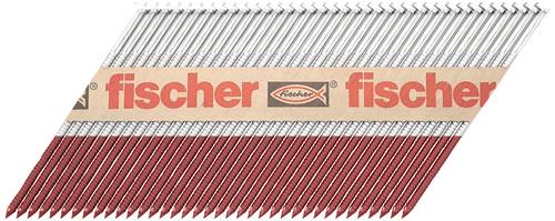 Fischer Verzinkter Rahmennagel (gvz) mit Ringschaft FF NFP 75x2,8mm + 2 Gaskartuschen 1 Set 534706