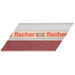 Fischer Edelstahl-Rahmennagel mit Ringschaft FF NFP 63x2,8mm + 1 Gaskartusche 1 Set 534714