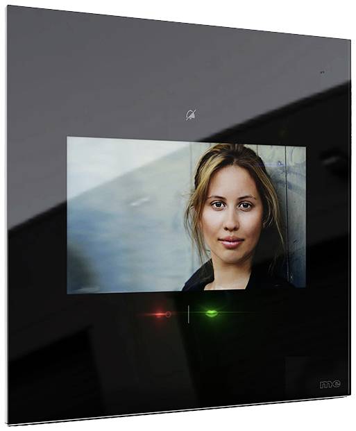 M-e modern-electronics VDV-1007 S Video-Türsprechanlage Funk Inneneinheit Schwarz