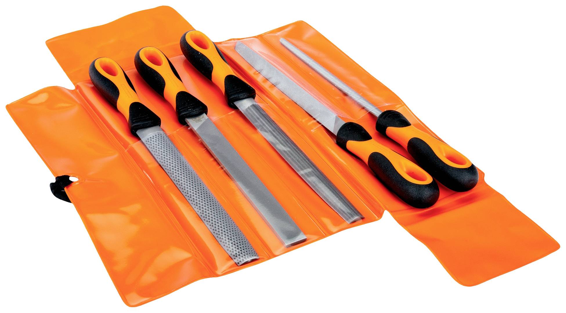 Bahco 1-477-08-2-2 Feilensatz, ergo, 5-tlg, 200 mm, Hieb 2 1 Set