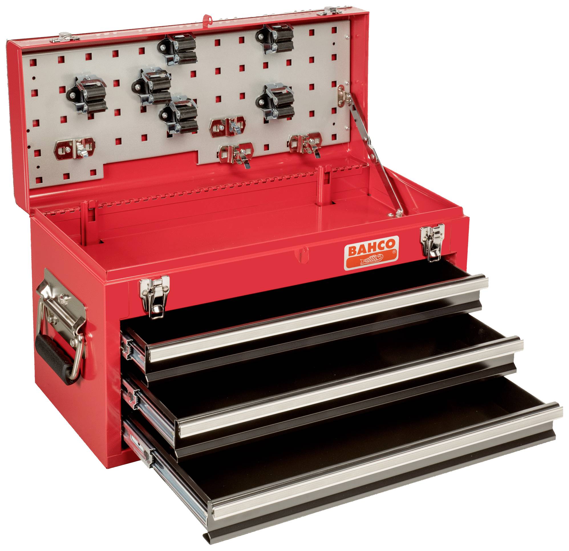 Bahco 1484THD3RB Werkzeugkasten unbestückt Metall Rot/Schwarz, Metall