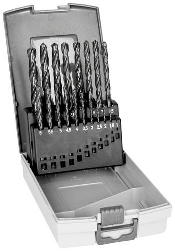 Bahco 4515-SET-19 4515-SET-19 HSS-R Spiralbohrer-Set 19teilig 1 mm, 1.5 mm, 2 mm, 2.5 mm, 3 mm, 3.5
