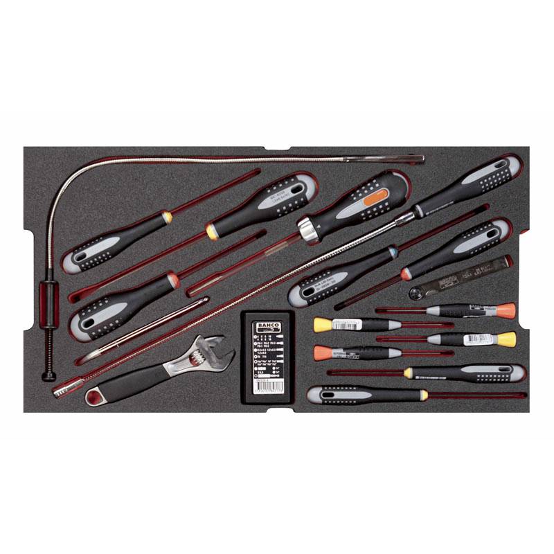 Bahco 4750RCHDW01FF1 Luftfahrtmechaniker, Elektriker, Handwerker, Heimwerker, Techniker, Universal, KFZ, Lehrlinge Werkzeugkoffer