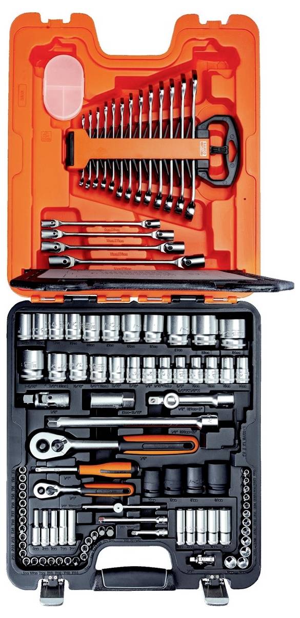 Bahco Steckschlüsselsatz 1/2", 1/4" 106teilig S106