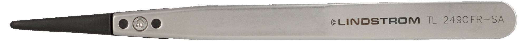 Lindström TL 249CFR-SA ESD Pinzette 249CF Flach-rund 130mm