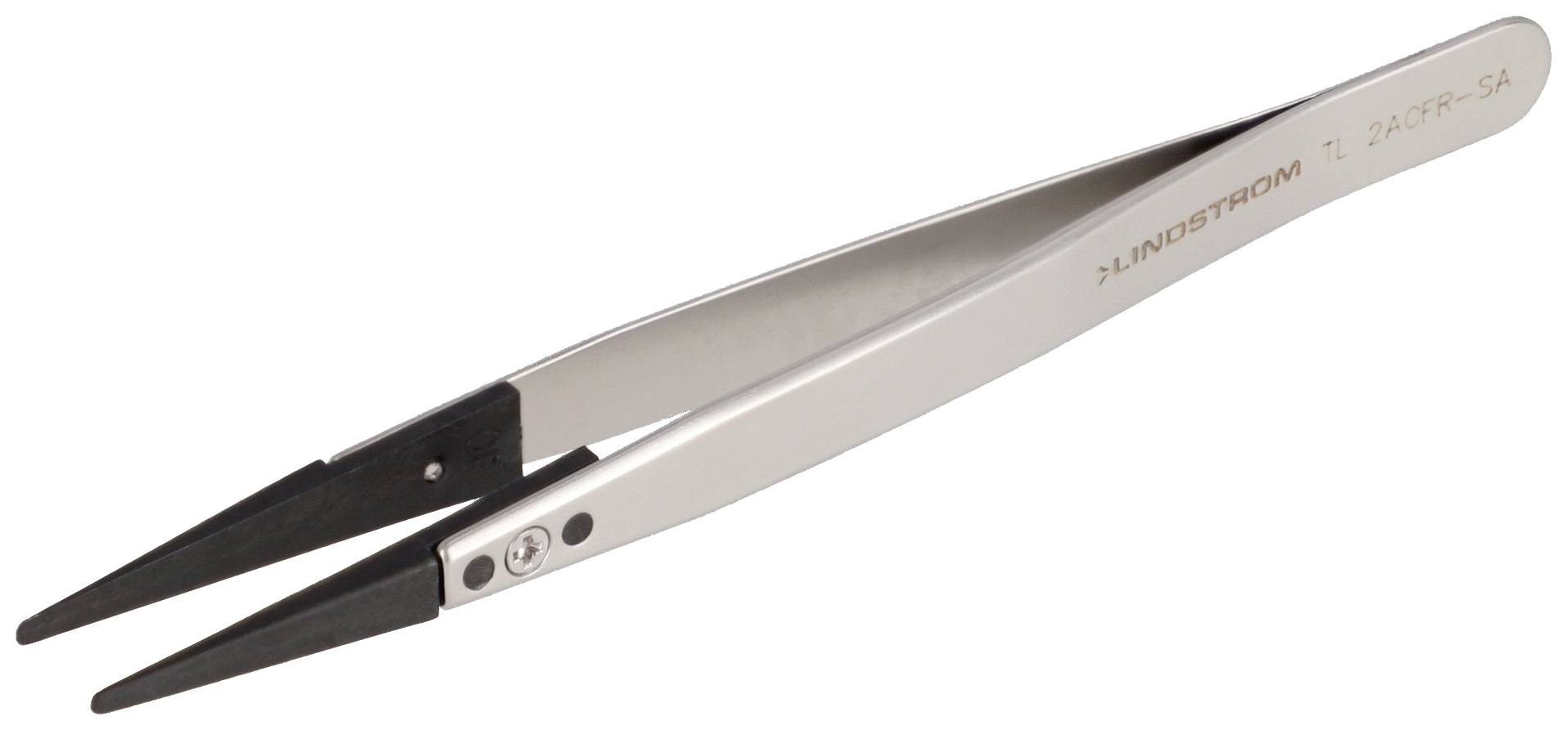 Lindström TL 2ACFR-SA ESD Pinzette 2ACF Flach-rund 130 mm
