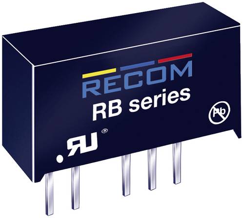 RECOM RB-1212S DC/DC-Wandler 12 V 12 V 0.084 A 1 W Anzahl Ausgänge: 1 x Inhalt 1 St.