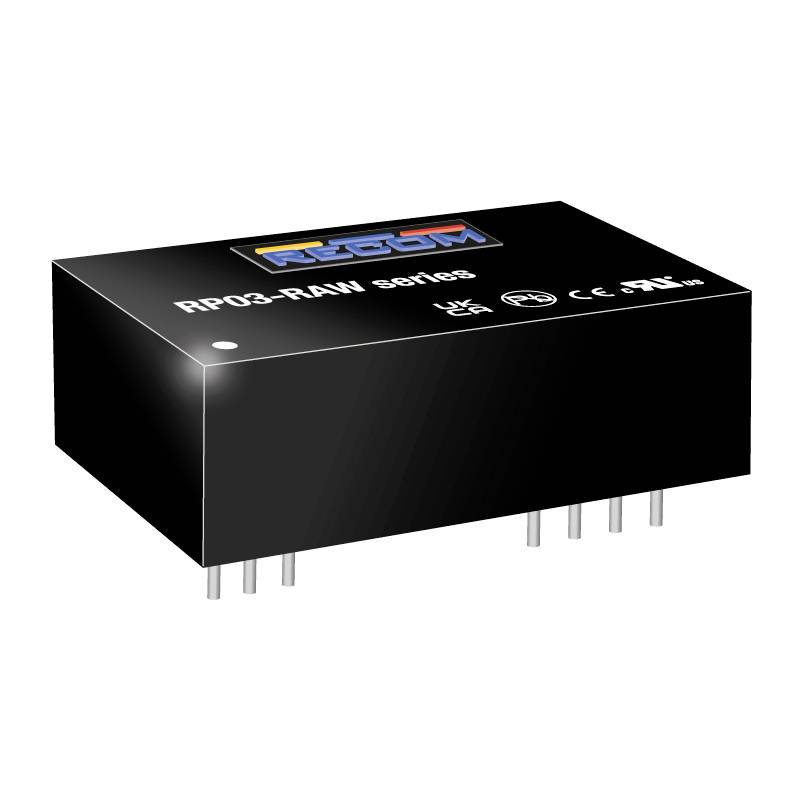 RECOM RP03-11012SRAW DC/DC-Wandler 110V 12V 0.25A 3W Anzahl Ausgänge: 1 x Inhalt 1St.