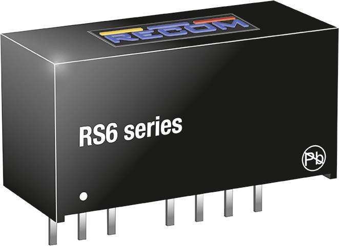 RECOM RS6-1212S DC/DC-Wandler 12V 0.5A 6W Anzahl Ausgänge: 1 x Inhalt 1St.