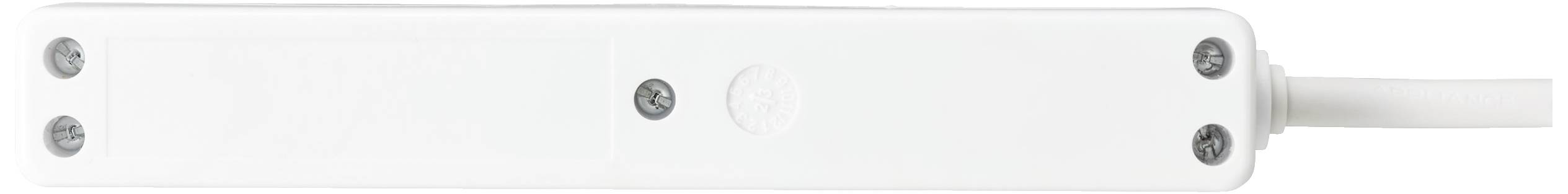 Sygonix SY-5775148 Steckdosenleiste 3fach Weiß Eurostecker 1St.