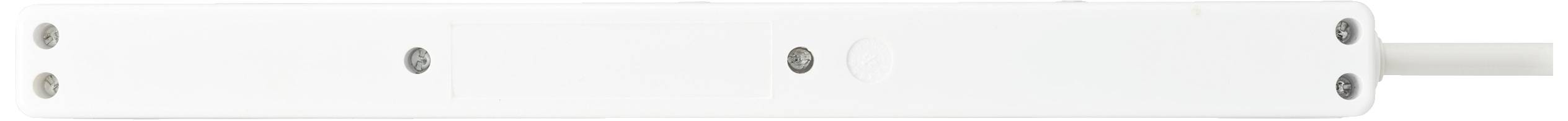 Sygonix SY-5775150 Steckdosenleiste 6fach Weiß Eurostecker 1St.