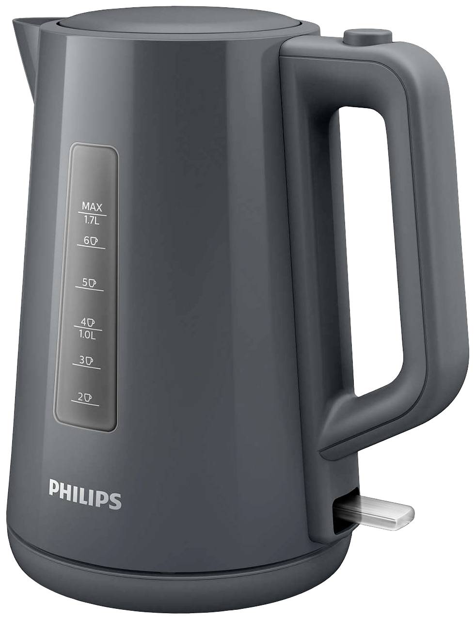 Philips Home Series 3000 Daily Wasserkocher schnurlos, Überhitzungsschutz Dunkelgrau Fassungsvermögen: 1.7l