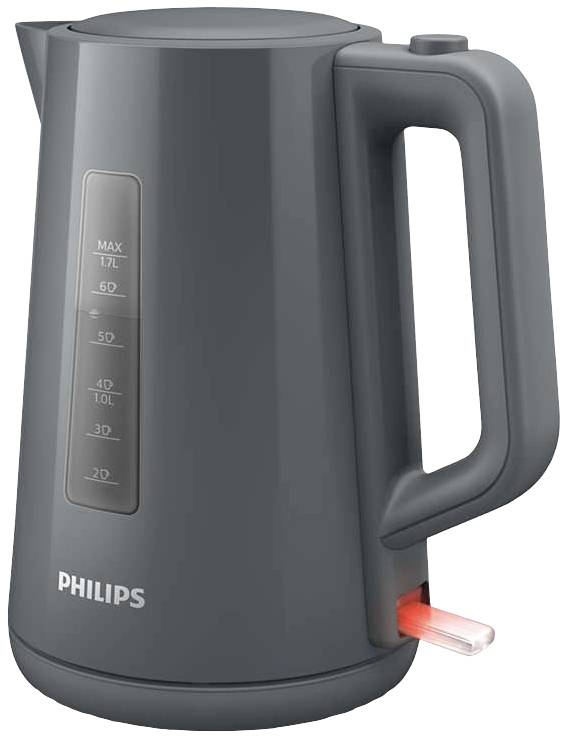 Philips Home Series 3000 Daily Wasserkocher schnurlos, Überhitzungsschutz Dunkelgrau Fassungsvermögen: 1.7l