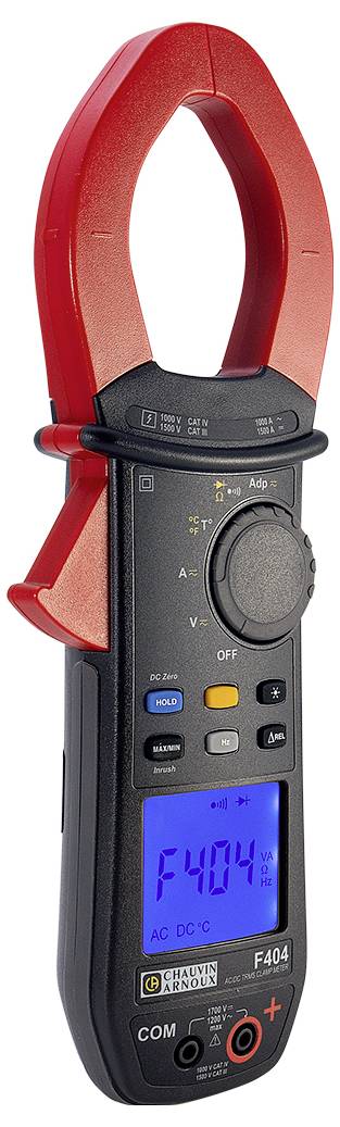 Chauvin Arnoux F404 Stromzange digital Spritzwassergeschützt (IP54) CAT III 1500 V, CAT IV 1000V Anzeige (Counts): 10000