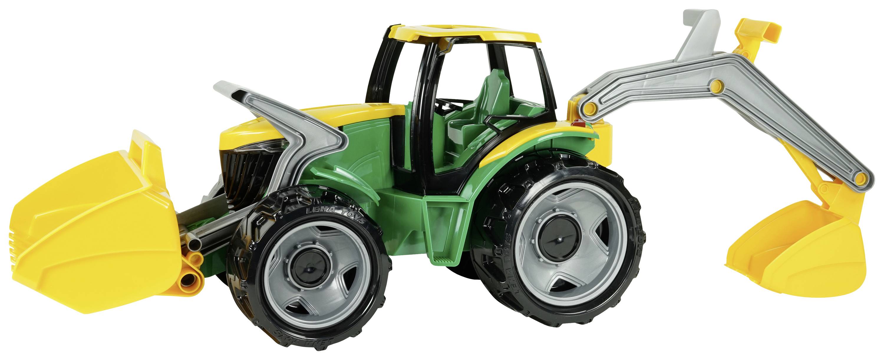 LENA® GIGA TRUCKS Traktor/Lader+Bagger, grün