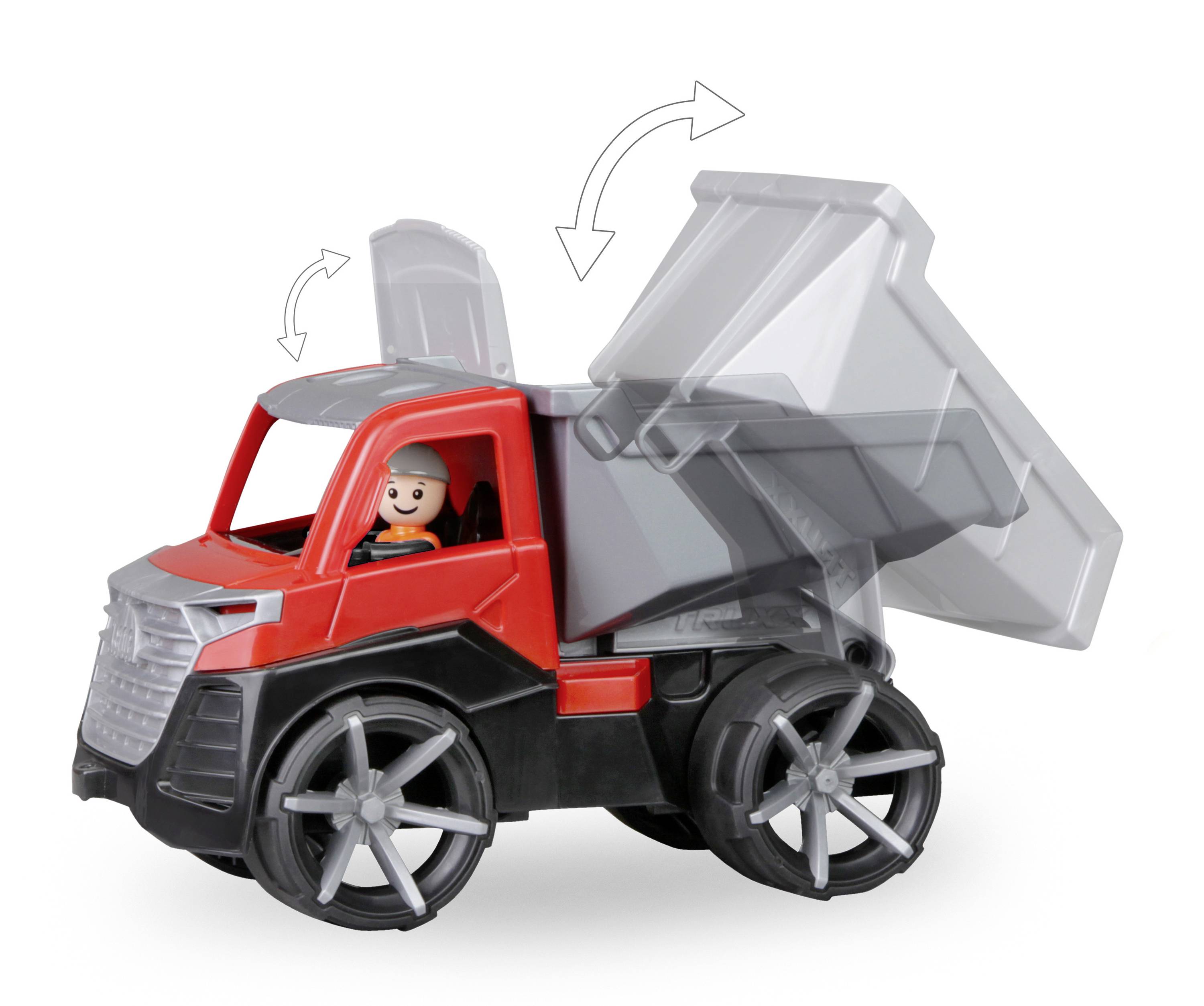 LENA® TRUXX² Kipper rot/grau