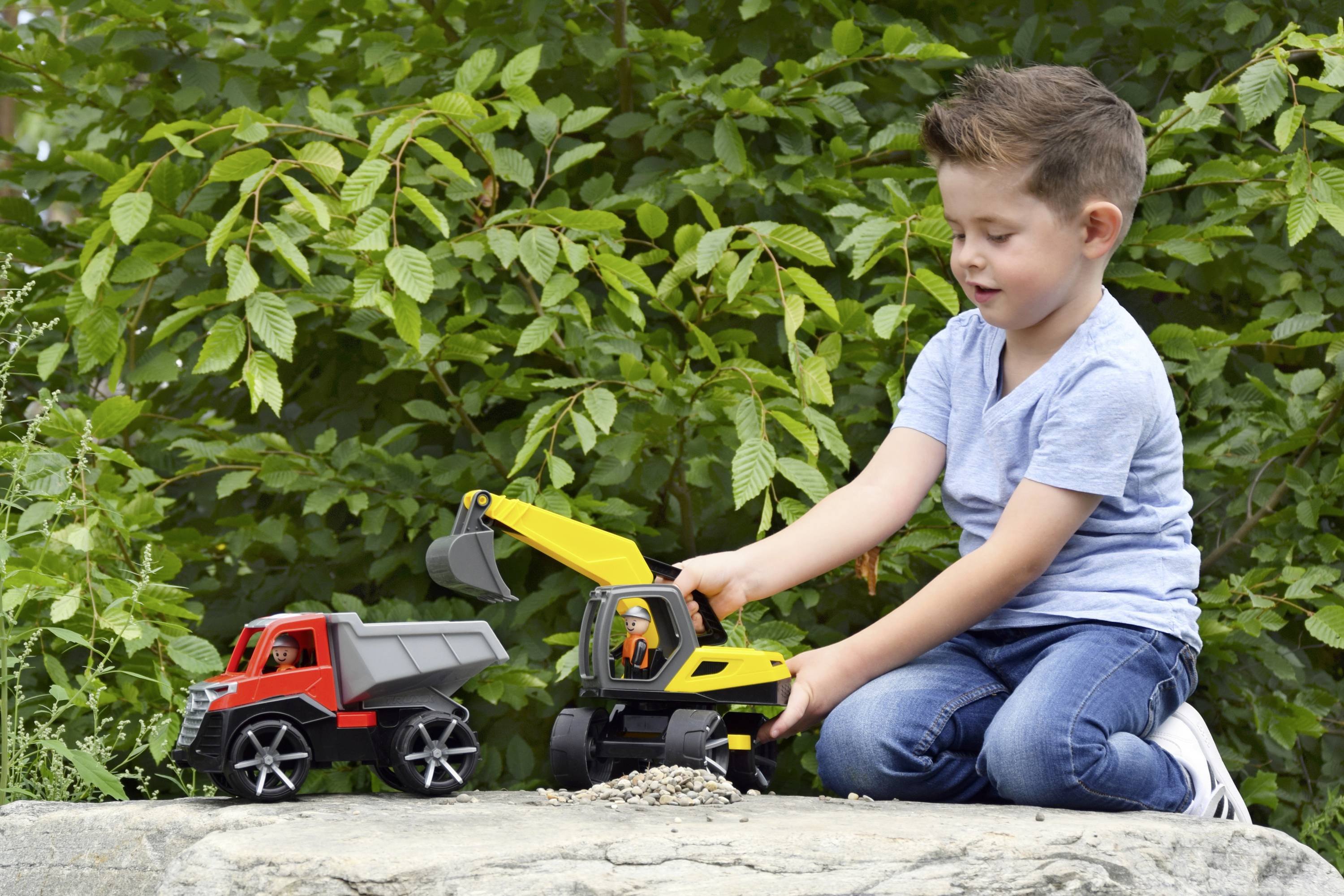 LENA® TRUXX² Kipper rot/grau