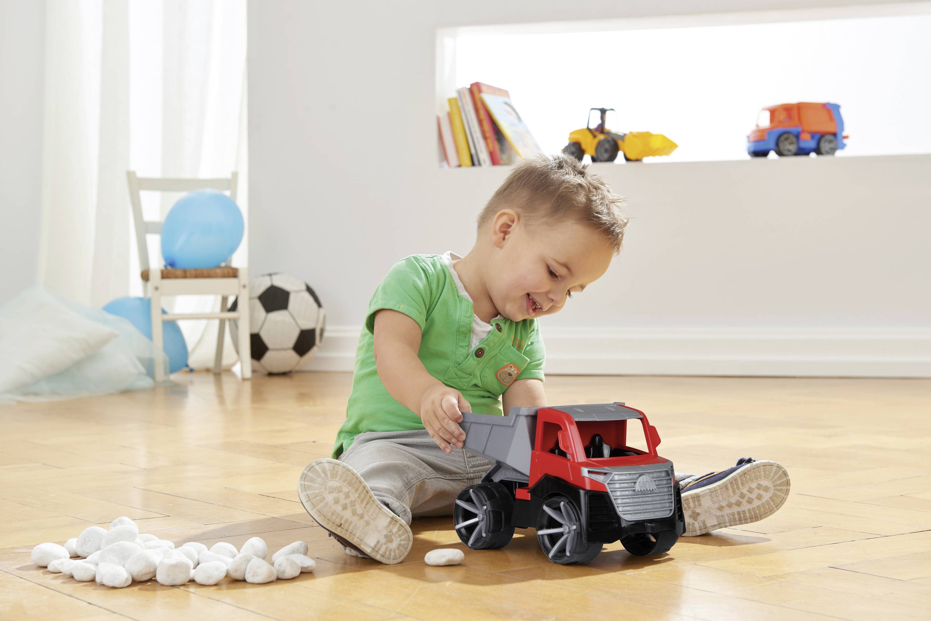 LENA® TRUXX² Kipper rot/grau