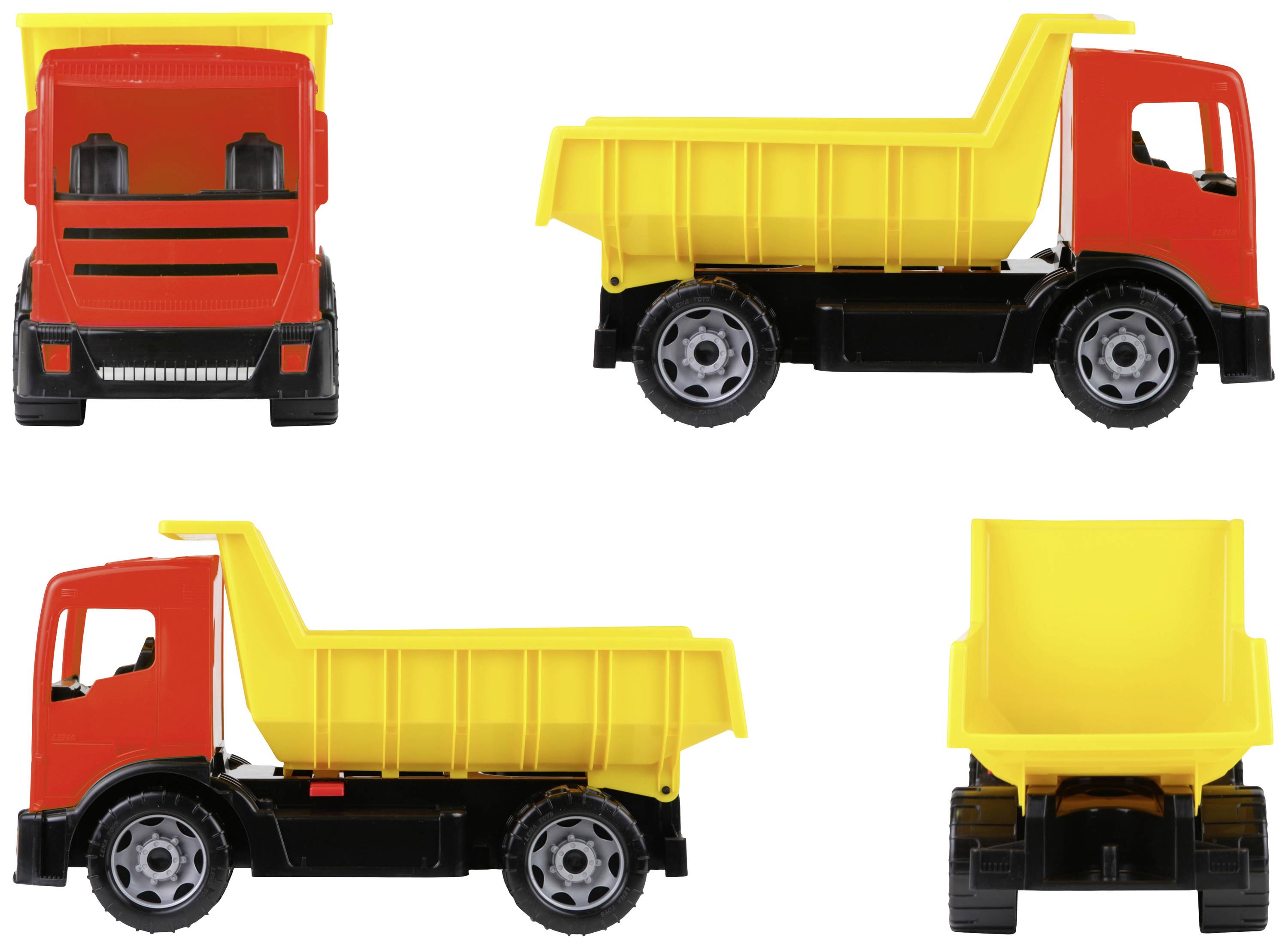 LENA® GIGA TRUCKS Muldenkipper, rot, lose