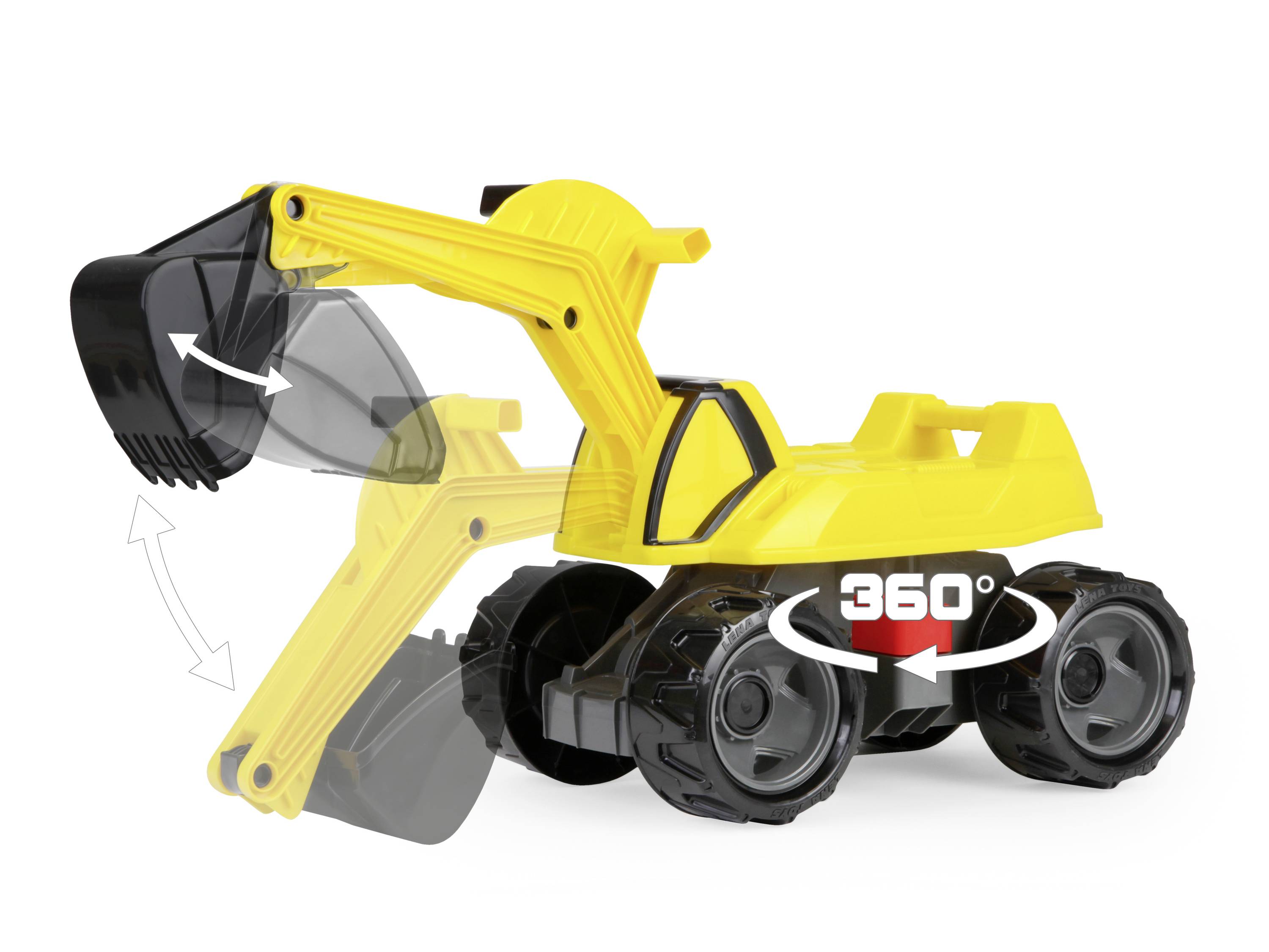 LENA® GIGA TRUCKS Aufsitz-Bagger Pro X