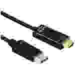 Roline DisplayPort Anschlusskabel DisplayPort Stecker, HDMI-A Stecker 1m Schwarz 11045995 DisplayPort-Kabel