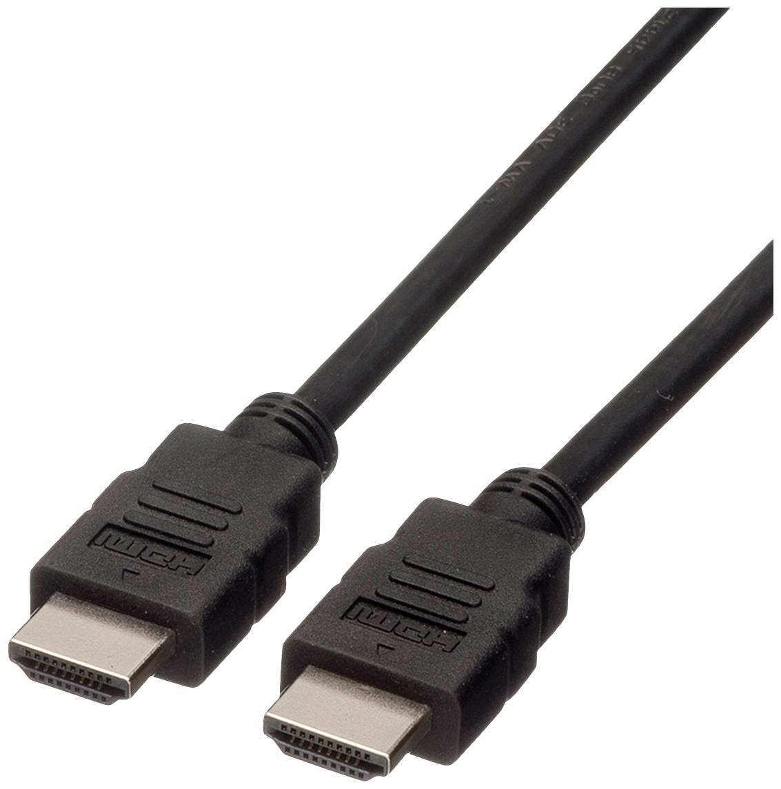Roline green HDMI Verbindungskabel HDMI-A Stecker 1 m Schwarz 11.44.5731 4K UHD HDMI-Kabel