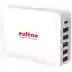 Roline 19.11.1055 USB Ladegerät 60W 5x USB-A, 1x USB-C® Quick Charge 3.0, USB PD Weiß Innenbereich Roline 19.11.1055 USB Ladegerät 60W 5x USB-A, 1x USB-C® Quick Charge 3.0, USB PD Weiß Innenbereich