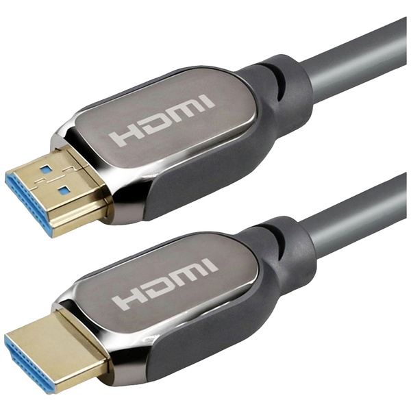 Roline HDMI Anschlusskabel HDMI-A Stecker 3m Schwarz 11046012 doppelt geschirmt HDMI-Kabel