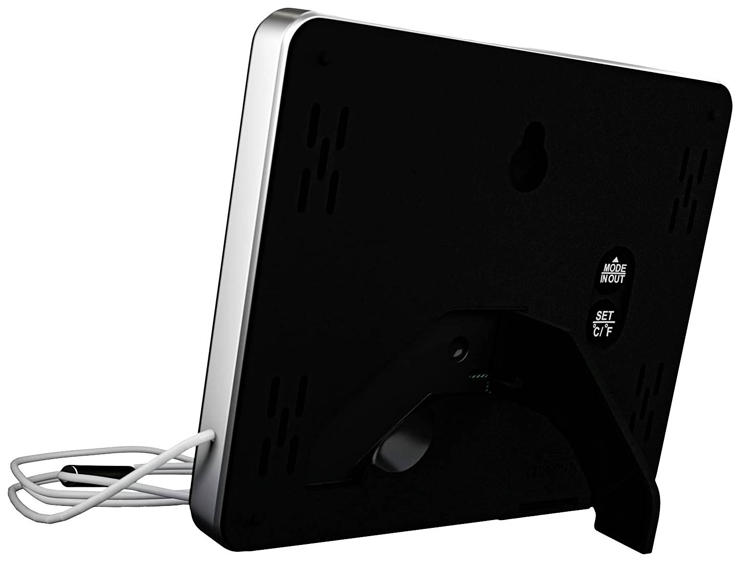 Mebus Thermometer Schwarz, Weiß