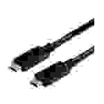 Roline USB-Kabel USB 3.2 Gen2 (USB 3.1 Gen2) USB-C® Stecker 2.00 m Schwarz 11029055