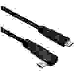 Roline USB-C® Kabel USB-C® Stecker 1.00 m Schwarz 11029075