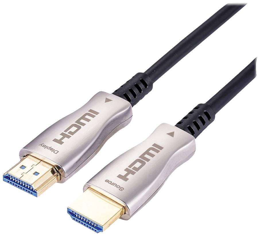 Value HDMI Anschlusskabel HDMI-A Stecker 20 m Schwarz 14.99.3480 4K UHD HDMI-Kabel