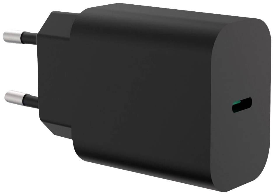 Value 19.99.1094 USB Ladegerät 25 W USB-C® Buchse Schwarz Innenbereich