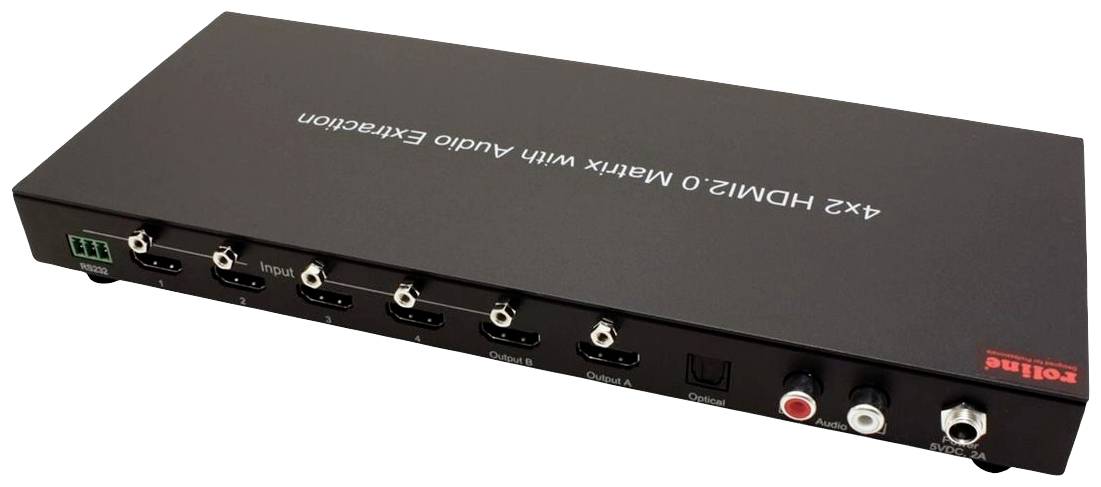 Roline 14.01.3579 4x2 Port HDMI-Matrix-Switch HDMI Fernbedienung 3840 x 2160 Pixel