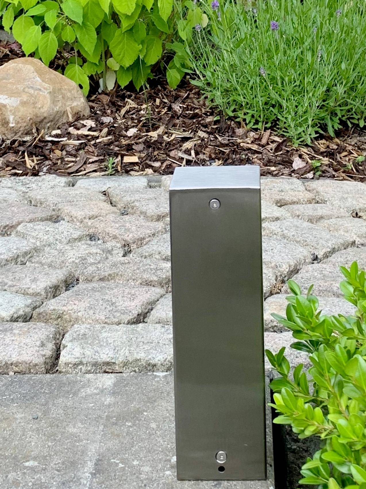 BOLD 10043 Gartensteckdose 2fach Edelstahl ohne Kabel