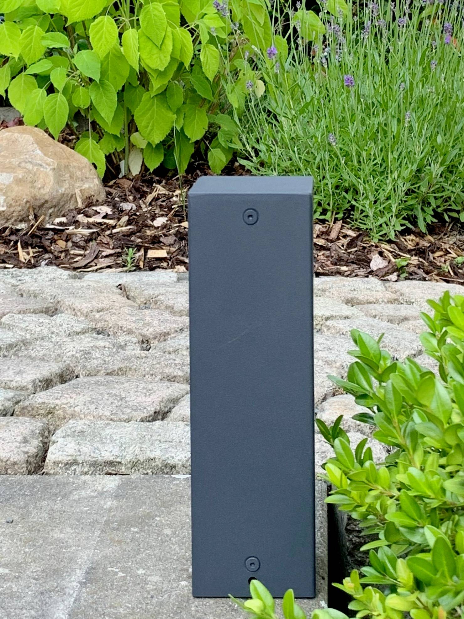 BOLD 10044 Gartensteckdose 2fach Anthrazit ohne Kabel