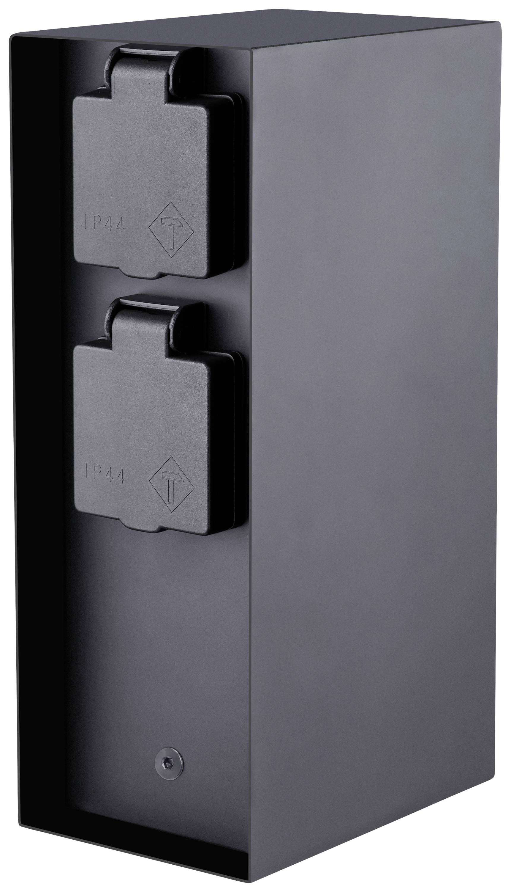 BOLD 10036 Gartensteckdose 3fach Anthrazit ohne Kabel