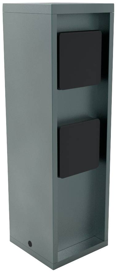 BOLD 10614 Gartensteckdose 2fach Anthrazit ohne Kabel