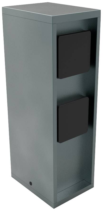 BOLD 10616 Gartensteckdose 4fach Anthrazit ohne Kabel