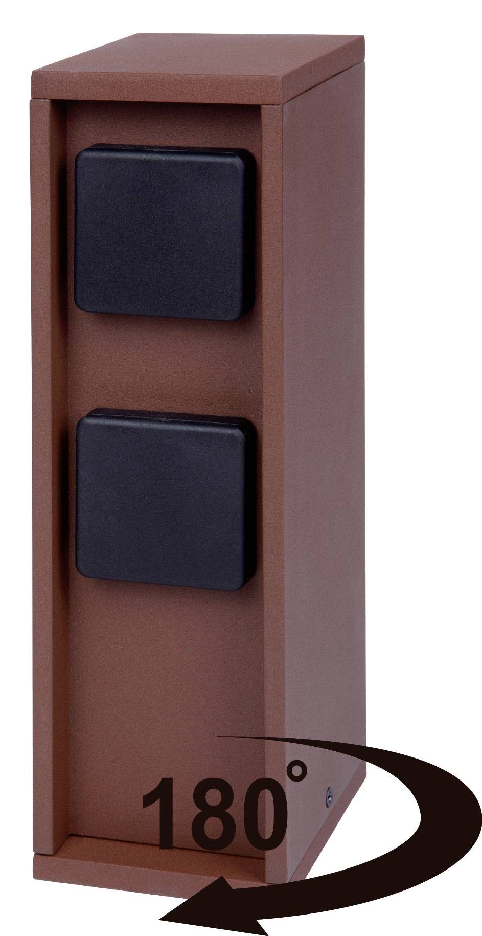 BOLD 10617 Gartensteckdose 4fach Rost ohne Kabel