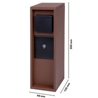 BOLD 10621 Gartensteckdose 3fach Rost ohne Kabel, mit Schalter, mit Timer, per App steuerbar, programmierbar BOLD 10621 Gartensteckdose 3fach Rost ohne Kabel, mit Schalter, mit Timer, per App steuerbar, programmierbar