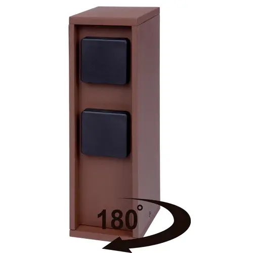 BOLD 10621 Gartensteckdose 3fach Rost ohne Kabel, mit Schalter, mit Timer, per App steuerbar, programmierbar BOLD 10621 Gartensteckdose 3fach Rost ohne Kabel, mit Schalter, mit Timer, per App steuerbar, programmierbar