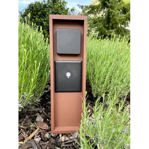 BOLD 10621 Gartensteckdose 3fach Rost ohne Kabel, mit Schalter, mit Timer, per App steuerbar, programmierbar BOLD 10621 Gartensteckdose 3fach Rost ohne Kabel, mit Schalter, mit Timer, per App steuerbar, programmierbar