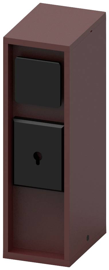 BOLD 10621 Gartensteckdose 3fach Rost ohne Kabel, mit Schalter, mit Timer, per App steuerbar, programmierbar