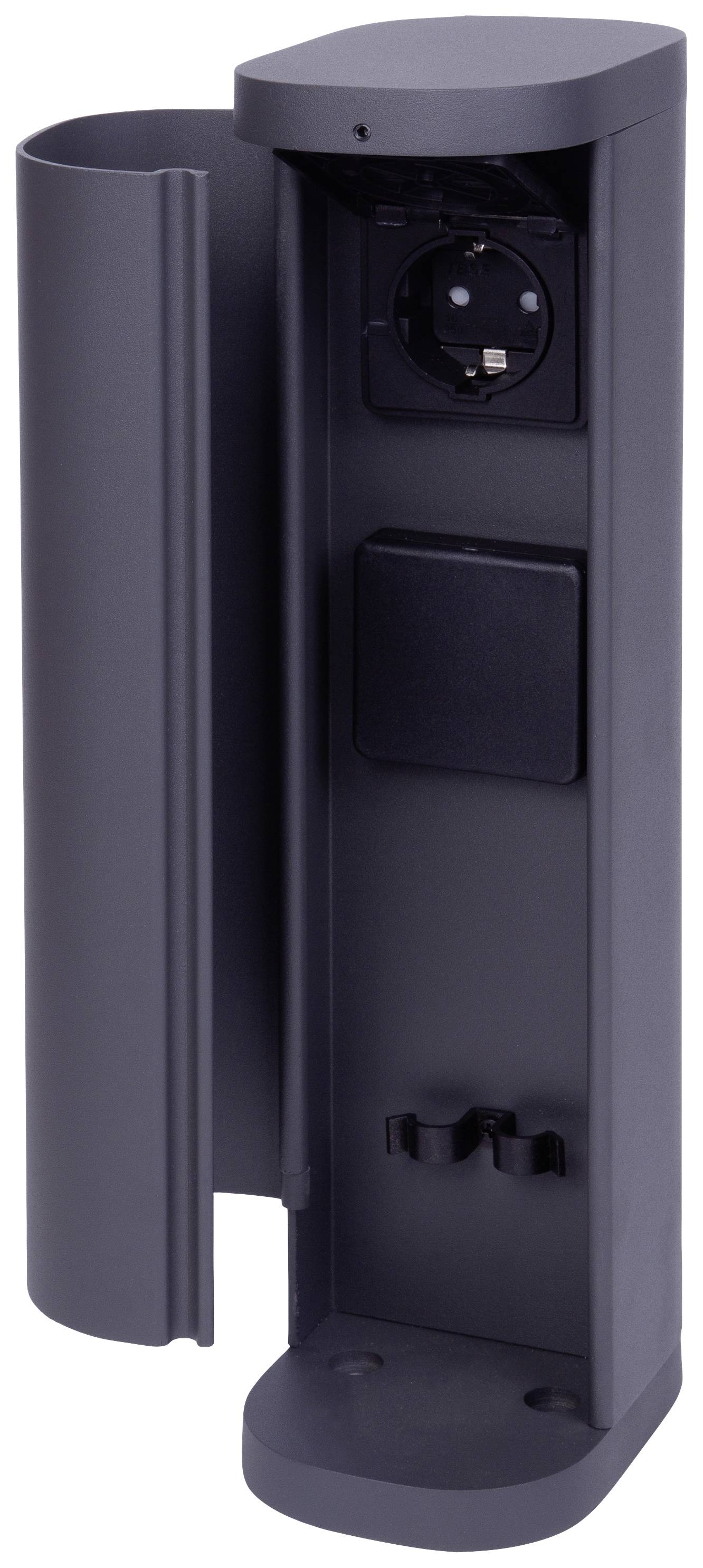 BOLD 10632 Gartensteckdose 2fach Anthrazit