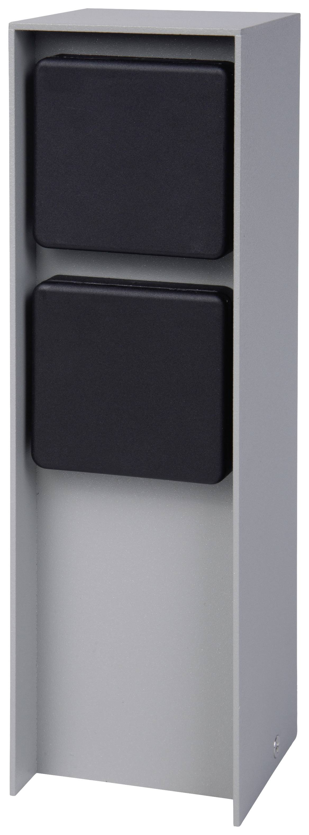 BOLD 11094 Gartensteckdose 2fach Hellgrau ohne Kabel