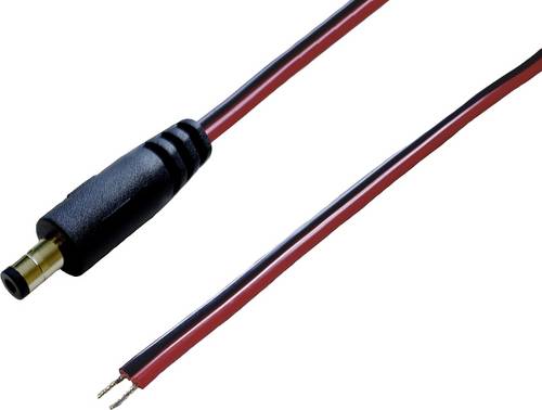 BKL Electronic 075900-750 DC-Steckverbinder DC-Hohlstecker - verzinnt 5.5 mm 2.1 mm 0.75 m 1 St. Si