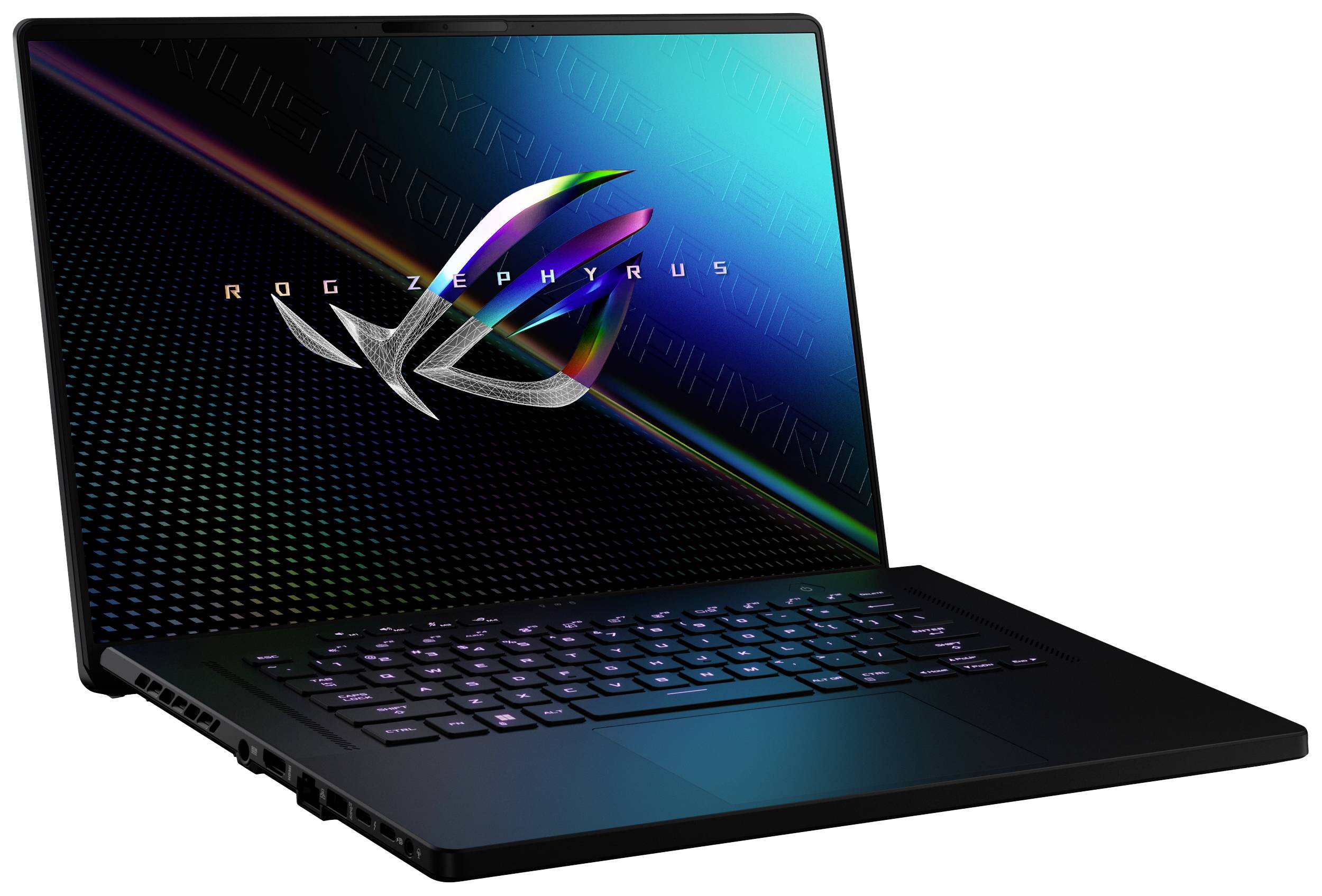 Asus Notebook ROG Zephyrus M16 GU603ZE-LS032W 40.6 cm (16 Zoll) WUXGA Intel® Core™ i7 i7-12700H 16 GB RAM 512 GB SSD Deutsch, QWERTZ Schwar