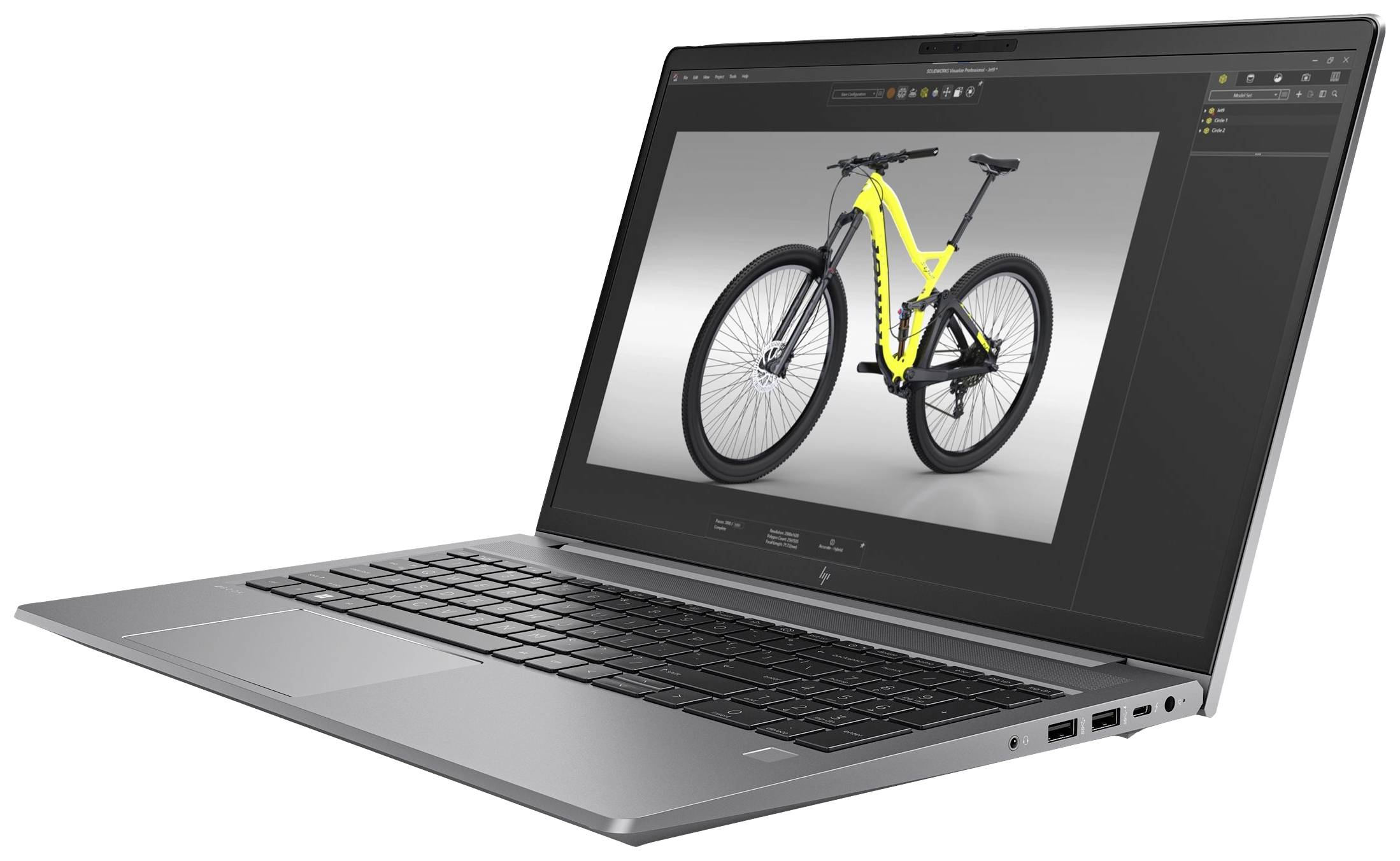 HP Workstation Notebook ZBook Power 16 G10 39.6 cm (15.6 Zoll) Full HD Intel® Core™ i7 i7-13700H 32 GB RAM 1 TB SSD Deutsch, QWERTZ Grau 8