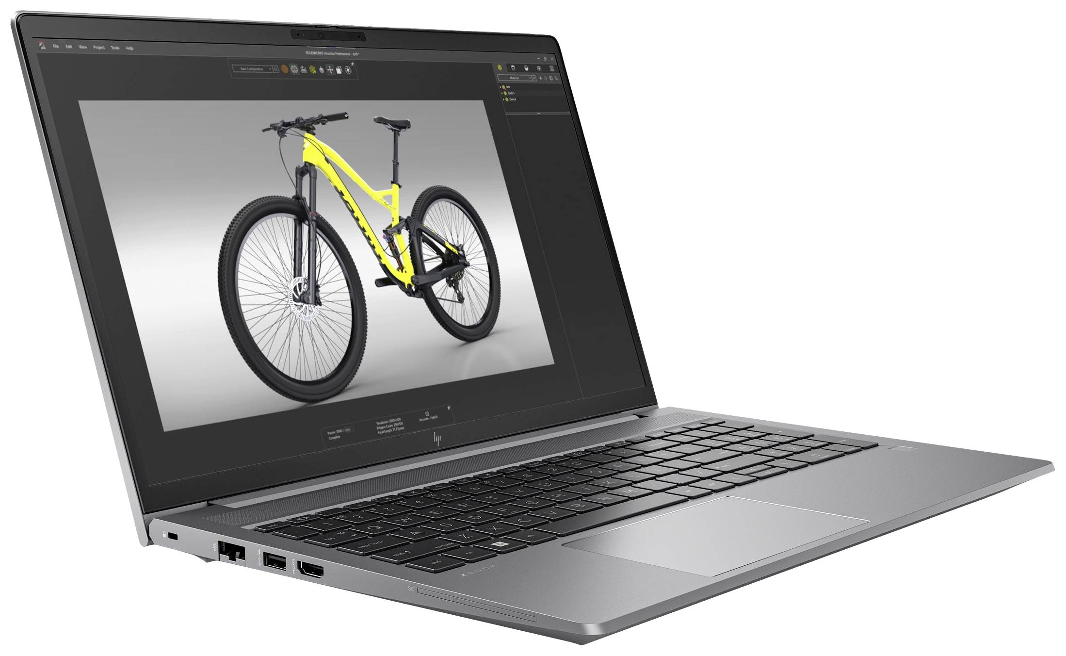 HP Workstation Notebook ZBook Power 16 G10 39.6 cm (15.6 Zoll) Full HD Intel® Core™ i7 i7-13700H 32 GB RAM 1 TB SSD Deutsch, QWERTZ Grau 8